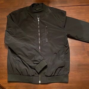Mens black bomber jacket from H&M